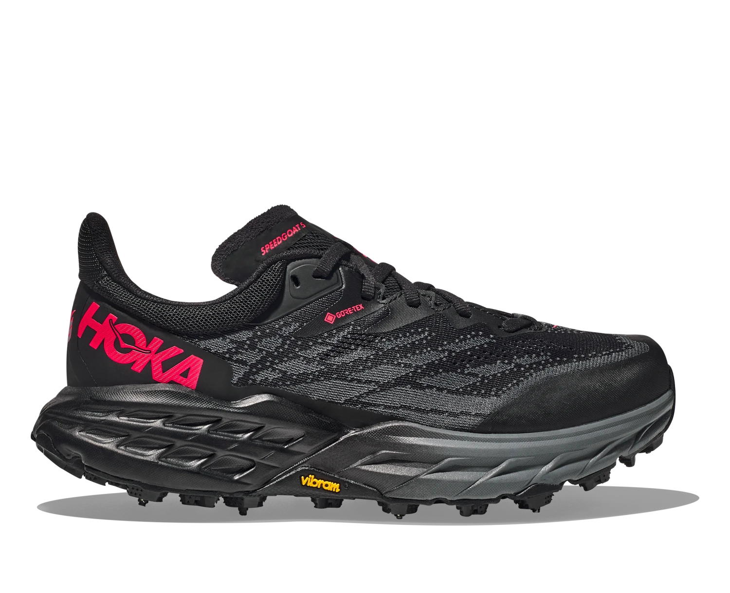 Hoka Women's Speedgoat 5 GTX SPIKE (BBLC - Black/Black) 3 Hoka Women's Speedgoat 5 GTX SPIKE (BBLC - Black/Black)