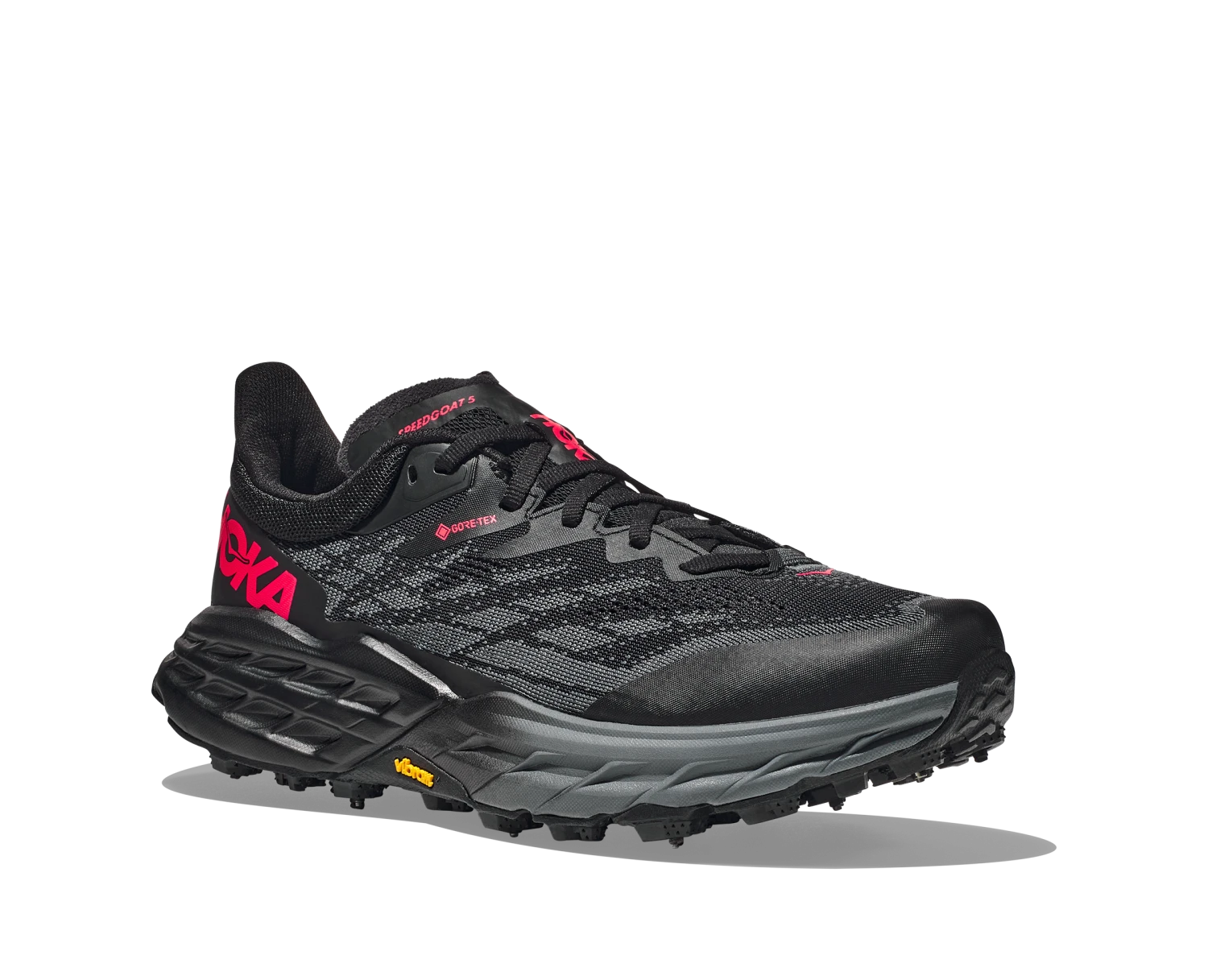 Hoka Women's Speedgoat 5 GTX SPIKE (BBLC - Black/Black) 4 Hoka Women's Speedgoat 5 GTX SPIKE (BBLC - Black/Black) - Image 2