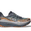 Hoka Women's Stinson 7 (GSP - Grey Skies/Pale Tangerine)