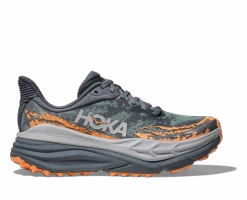 Hoka Women's Stinson 7 (GSP - Grey Skies/Pale Tangerine)
