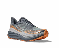 Hoka Women's Stinson 7 (GSP - Grey Skies/Pale Tangerine) -FastStride Gear 1141531 GSP 6