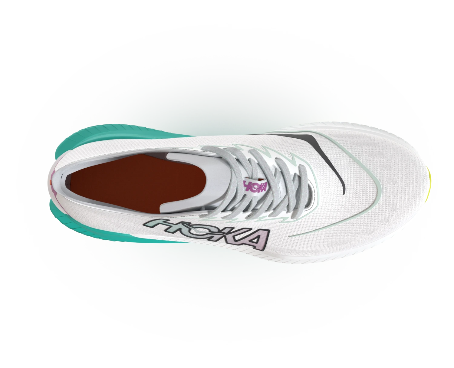 Hoka Women’s Mach X 2 (FCQ - Frost/Electric Aqua) 8 Hoka Women’s Mach X 2 (FCQ - Frost/Electric Aqua) - Image 6