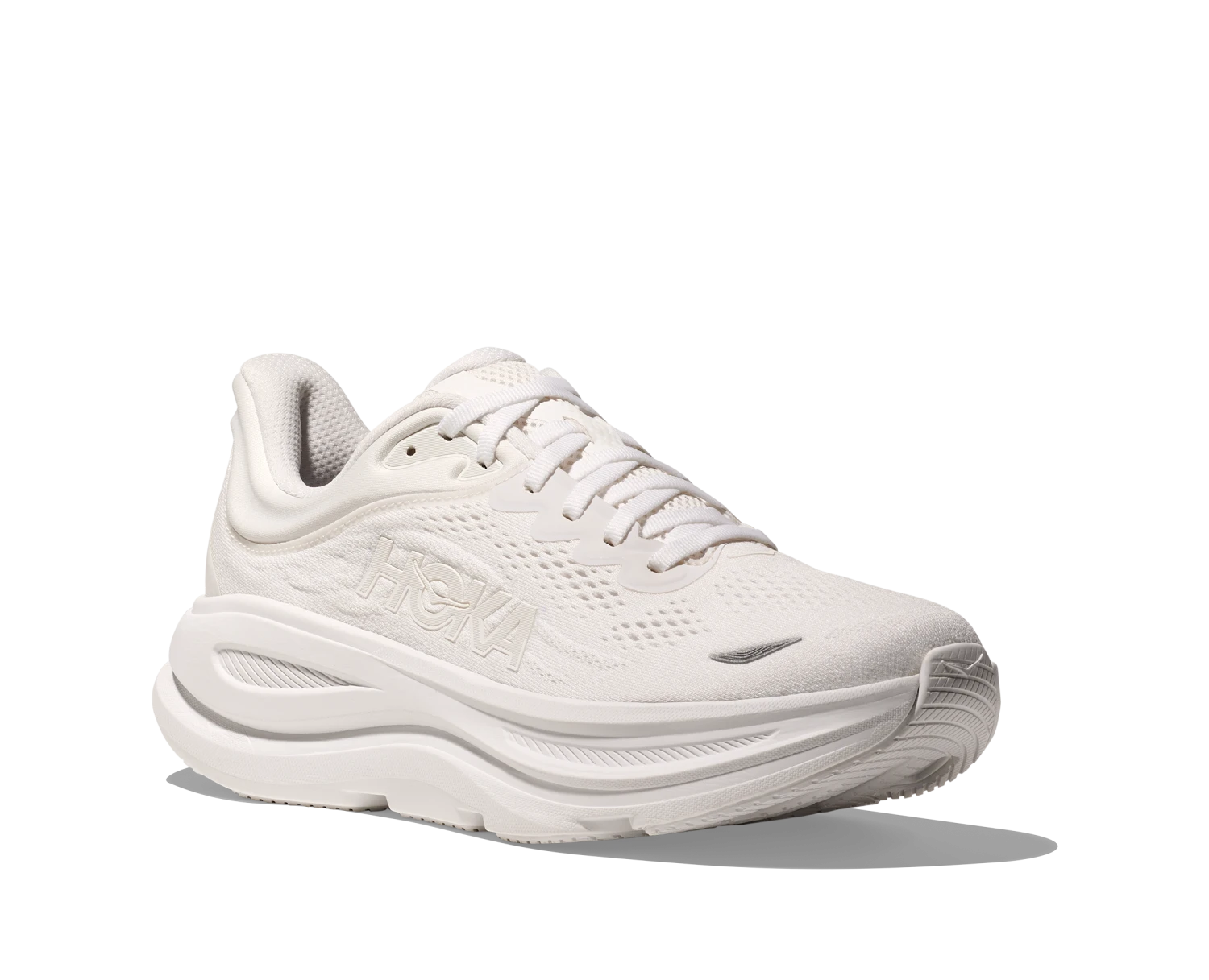 Hoka Women's Bondi 9 WIDE (WWH - White/White) 5 Hoka Women's Bondi 9 WIDE (WWH - White/White) - Image 3