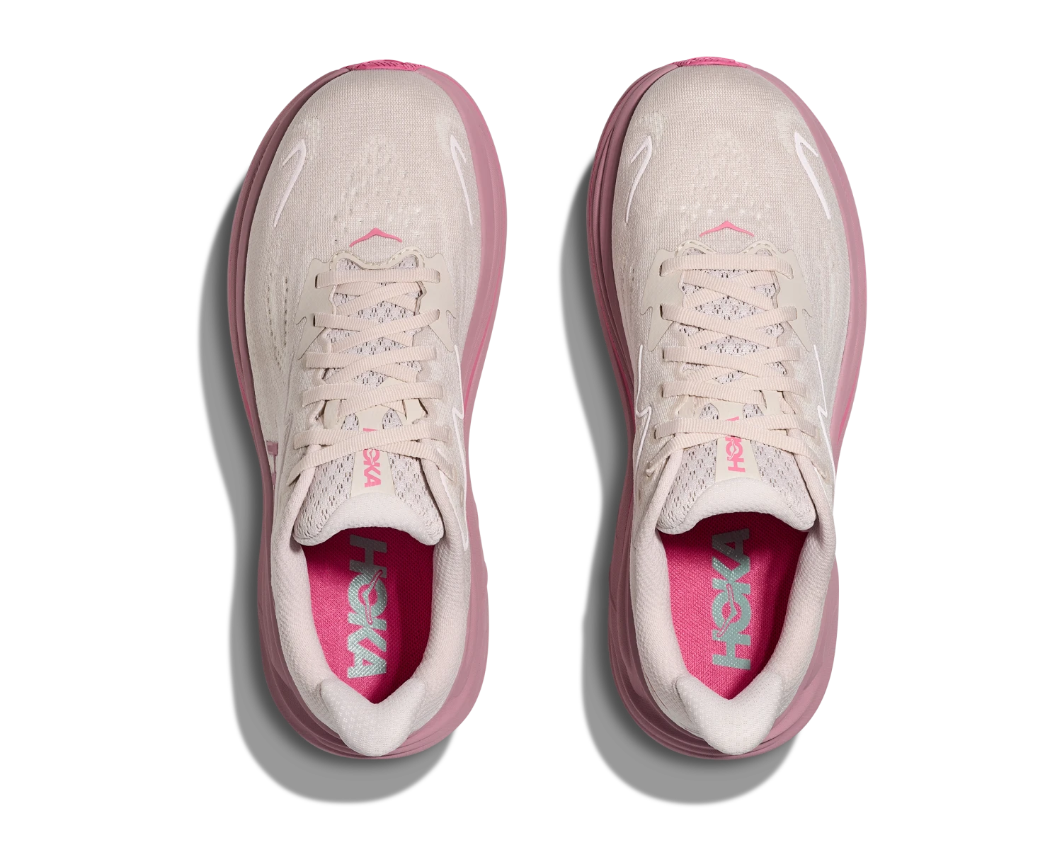 Hoka Women's Clifton 10 WIDE (RMD - Rose Cream/Dried Rose) 7 Hoka Women's Clifton 10 WIDE (RMD - Rose Cream/Dried Rose) - Image 5