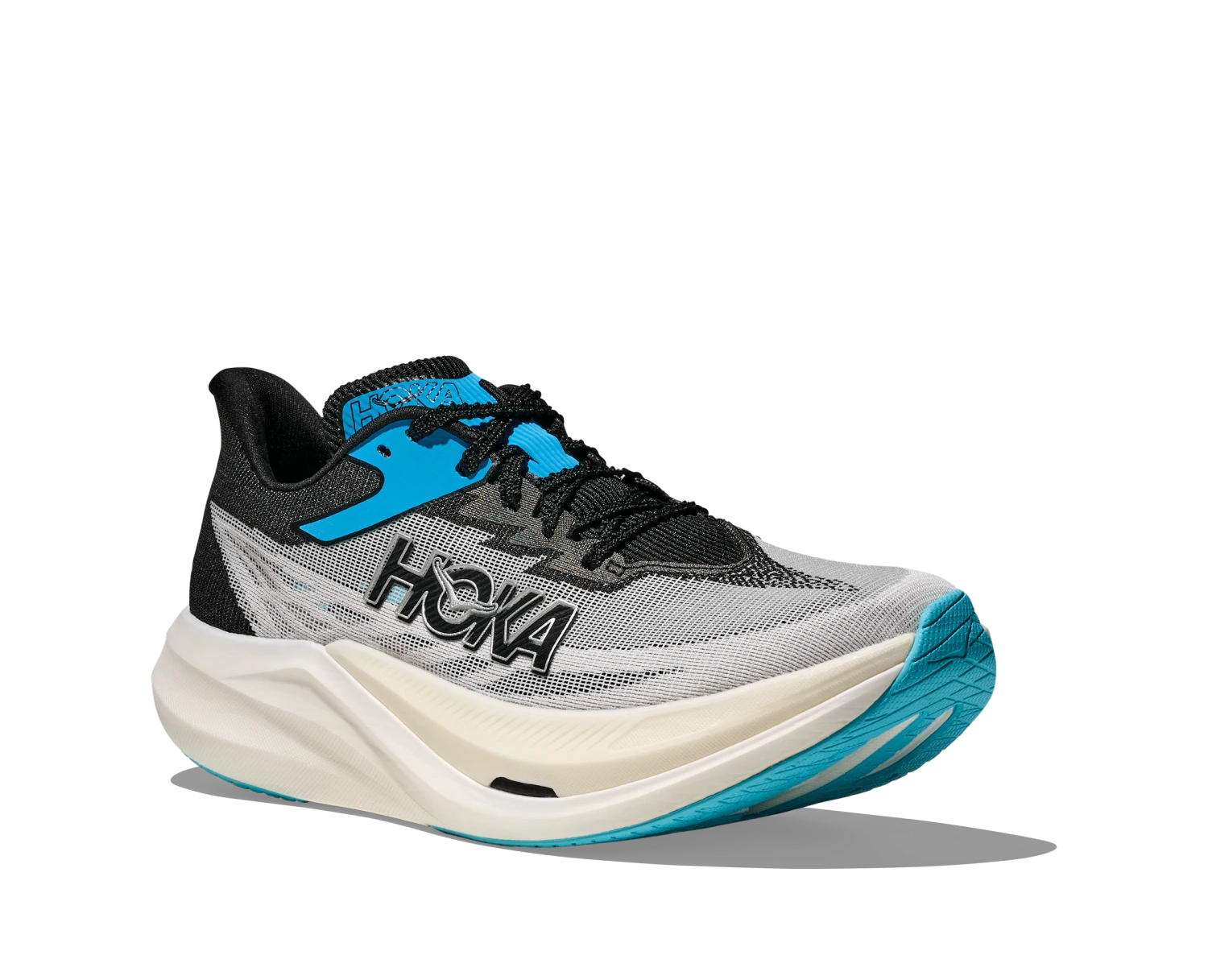 Hoka Unisex Rocket X 3 (WBLC - White/Black) 5 Hoka Unisex Rocket X 3 (WBLC - White/Black) - Image 3