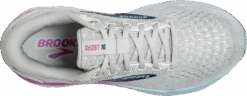 BROOKS Women's Ghost 16 WIDE (175 - White/Grey/Estate Blue) -FastStride Gear 120407 175 O Ghost 16 d39bf04d c118 4bd5 880e 9de352e0ab46