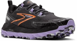 BROOKS Women's Cascadia 18 (048 - Ebony/Sweet Lavender/Copper) -FastStride Gear 120416 048 A Cascadia 18