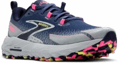 BROOKS Women's Cascadia 18 (476 - Oceana/Pearl Blue/Pink) -FastStride Gear 120416 476 A Cascadia 18