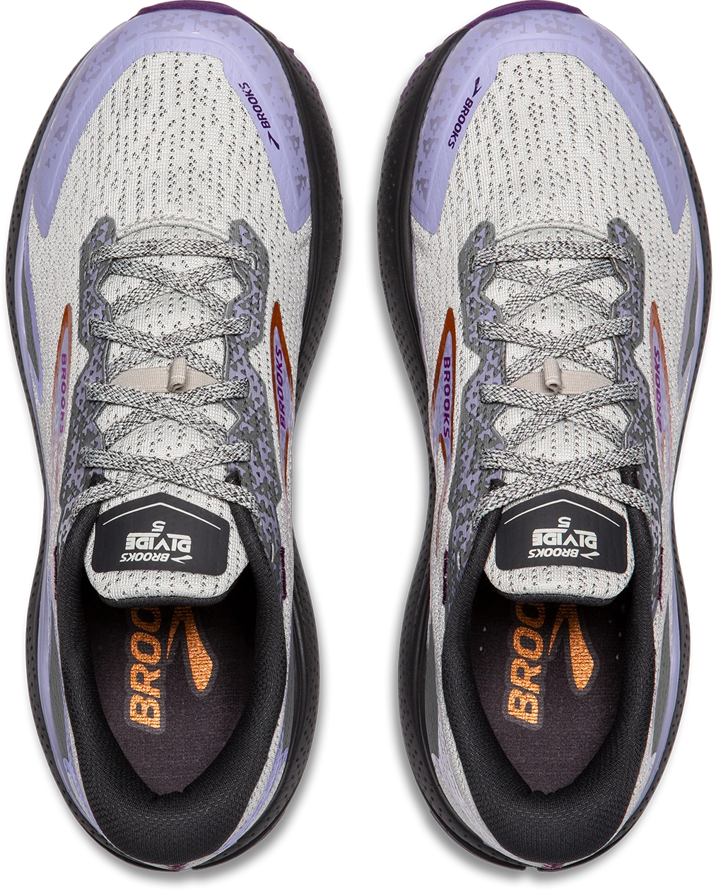BROOKS Women's Divide 5 (080 - Mercury/Ebony/Sweet Lavender) 6 BROOKS Women's Divide 5 (080 - Mercury/Ebony/Sweet Lavender) - Image 4