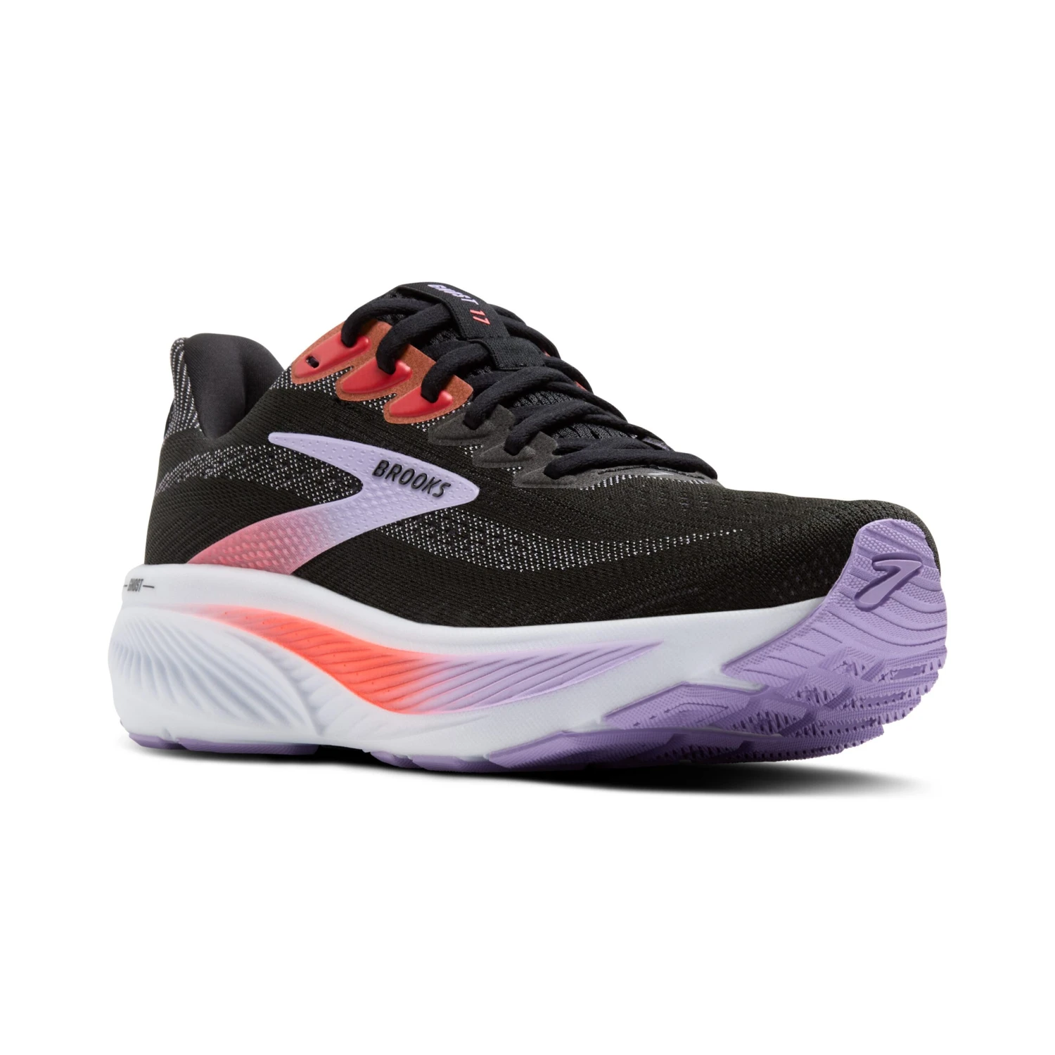 BROOKS Women's Ghost 17 (080 - Black/Purple/Coral) 4 BROOKS Women's Ghost 17 (080 - Black/Purple/Coral) - Image 2