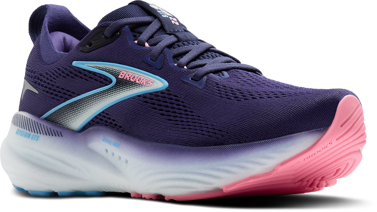 BROOKS Women's Glycerin GTS 22 (429 - Blue Ribbon/Peacoat/Dianthus) 5 BROOKS Women's Glycerin GTS 22 (429 - Blue Ribbon/Peacoat/Dianthus) - Image 3