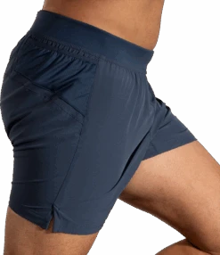 BROOKS Men's Sherpa 5" Short (455 - Blue Slate) -FastStride Gear 211332 455 MV Sherpa 5in Short