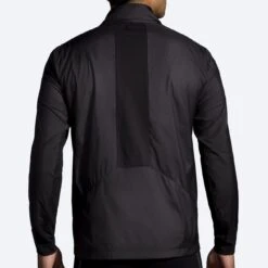 BROOKS Men's Shield Hybrid Jacket 2.0 (001 - Black) -FastStride Gear 211415 001 mb shield hybrid jacket mens running jacket