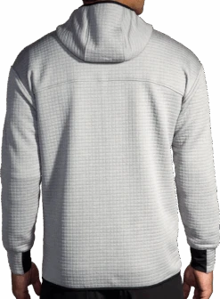 BROOKS Men's Activate Midweight Hoodie (066 - Htr Ash/Black) -FastStride Gear 211515 066 MB Activate Midweight Hoodie