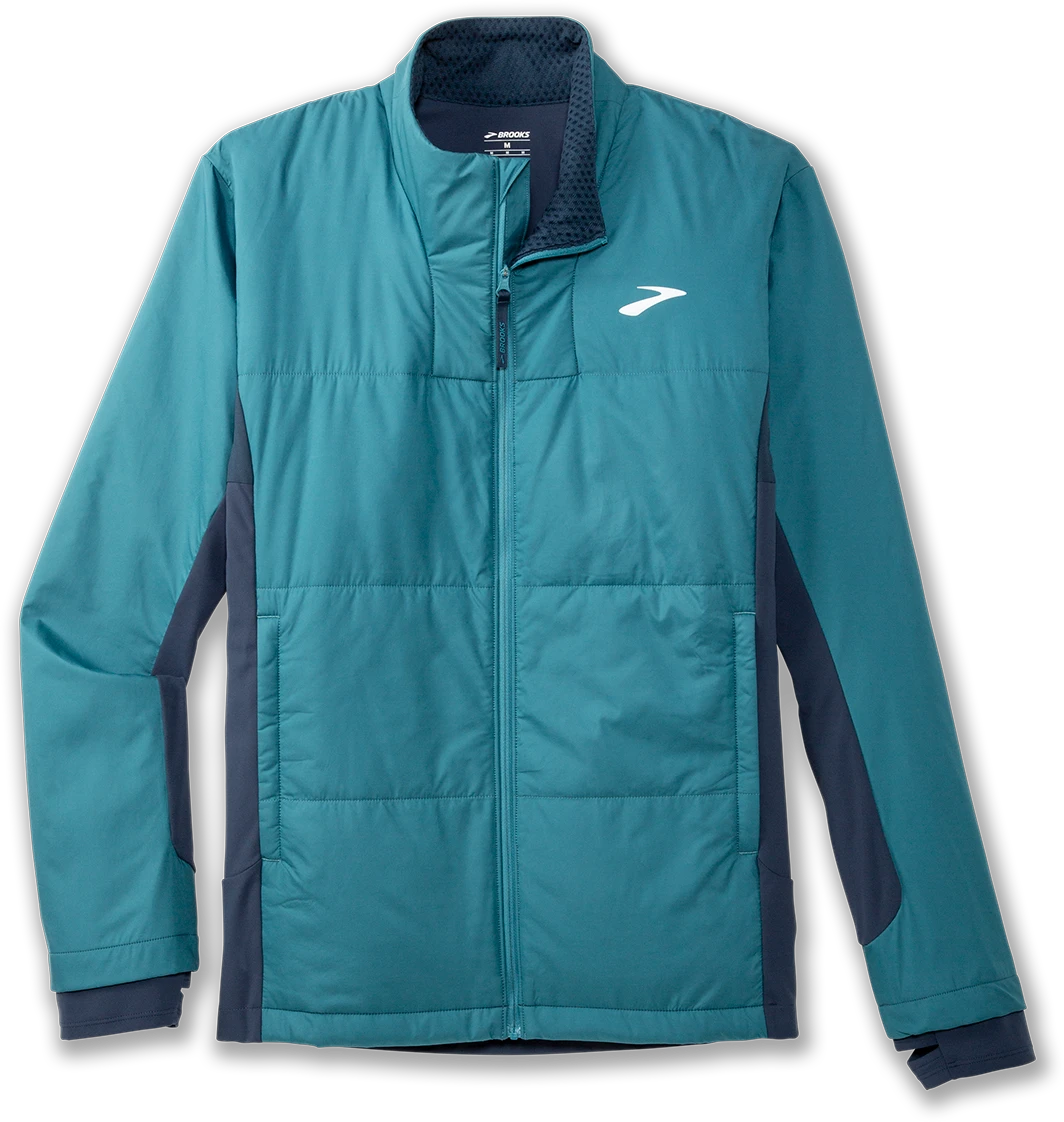 BROOKS Men's Shield Hybrid Jacket 3.0 (418 - Storm Blue/Blue Slate) 3 BROOKS Men's Shield Hybrid Jacket 3.0 (418 - Storm Blue/Blue Slate)