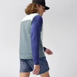 BROOKS Men's Shield Hybrid Vest 3.0 (183 - Smoke/Storm) 12 BROOKS Men's Shield Hybrid Vest 3.0 (183 - Smoke/Storm) -FastStride Gear 211525 183 mv2 shield hybrid vest mens running jacket 3