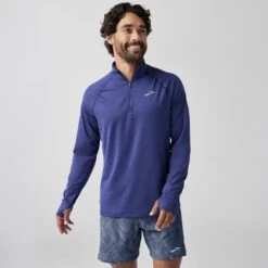 BROOKS Men's Dash 1/4th Zip 3.0 (450 - Midnight)
