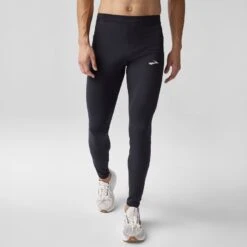 BROOKS Men's Momentum Thermal Tight 2.0 (021 - Black/Speed Logo)
