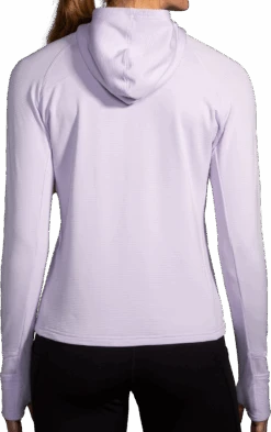 BROOKS Women's Notch Thermal Hoodie 2.0 (505 - Light Purple) -FastStride Gear 221568 505 MB Notch Thermal Hoodie 2