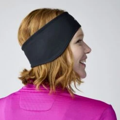 BROOKS Unisex Luxe Thermal Headband (001 - Black) -FastStride Gear 280539 001 mb luxe thermal unisex headband