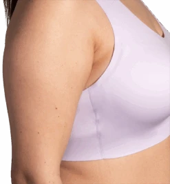 BROOKS Women's Dare Crossback Run Bra 2.0 (505 - Light Purple) -FastStride Gear 350084 505 D1 Dare Crossback Run Bra 2