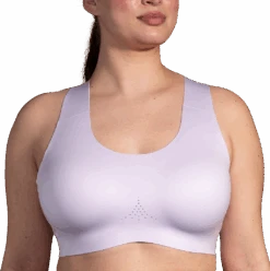 BROOKS Women's Dare Crossback Run Bra 2.0 (505 - Light Purple) -FastStride Gear 350084 505 MF Dare Crossback Run Bra 2