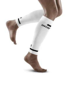 CEP Women's Run Calf 4.0 Compression Sleeve (White)