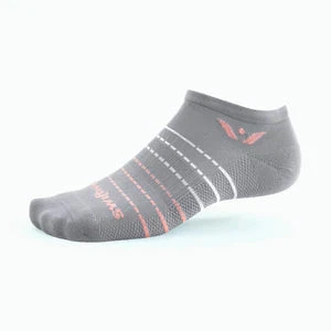 ASPIRE ZERO Running Sock (Stripe Pewter Pink) 3 ASPIRE ZERO Running Sock (Stripe Pewter Pink)