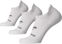 BROOKS Run-In No Show Sock 3-Pack(100 - White)