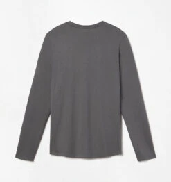 Men's Ultra Long Sleeve (Heather Steel) -FastStride Gear ACTIVE LS CHARCOAL BACK f80dfd5c d64b 4c01 81ca 37fbe96df75a