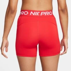 Nike Women's Pro 365 5" Shorts (658 - University Red/White) -FastStride Gear AURORA CZ9831 658 PHSYM001 2000