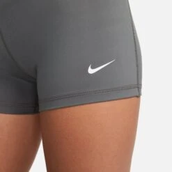 Nike Women's Pro 3" Shorts (068 - Iron Grey/Black/White) -FastStride Gear AURORA CZ9857 068 PHSYM002 2000