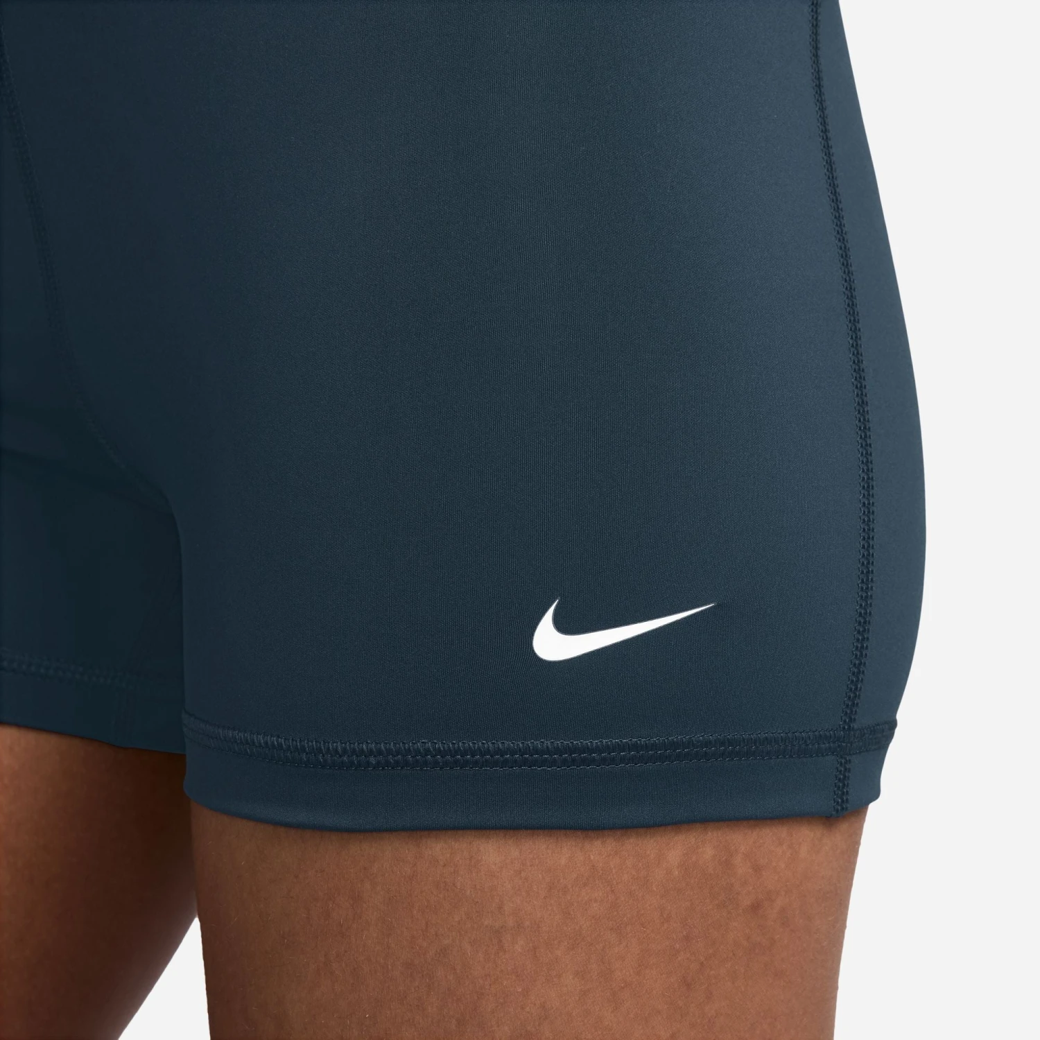 Nike Women's Pro 3" Shorts (478 - Armory Navy/White) 9 Nike Women's Pro 3" Shorts (478 - Armory Navy/White) - Image 7