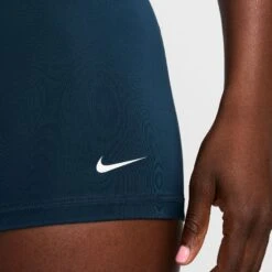 Nike Women's Pro 3" Shorts (478 - Armory Navy/White) 13 Nike Women's Pro 3" Shorts (478 - Armory Navy/White) -FastStride Gear AURORA CZ9857 478 PHSYM004 2000