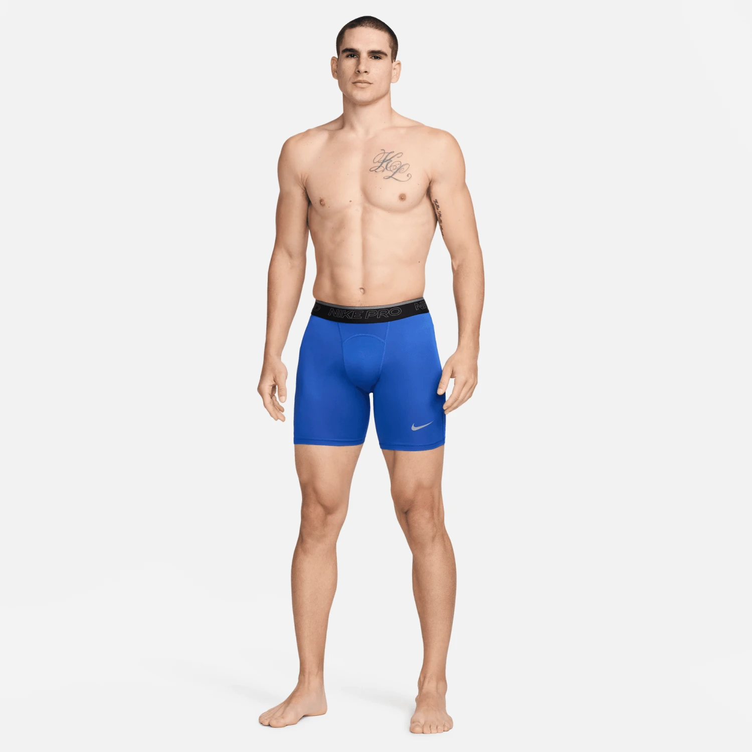 Men's Nike Pro Short (493 - Game Royal/Cool Grey) 6 Men's Nike Pro Short (493 - Game Royal/Cool Grey) - Image 4