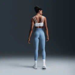 Nike Women's Zenvy Strappy Light-Support Padded Sports Bra (100 - White/PCG3C) -FastStride Gear AURORA DO6608 100 PHSBM001 2000