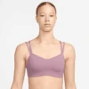 Nike Women's Zenvy Strappy Light-Support Padded Sports Bra (523 - Plum Dust/White) 2 Nike Women's Zenvy Strappy Light-Support Padded Sports Bra (523 - Plum Dust/White) -FastStride Gear AURORA DO6608 523 PHSFM001 2000