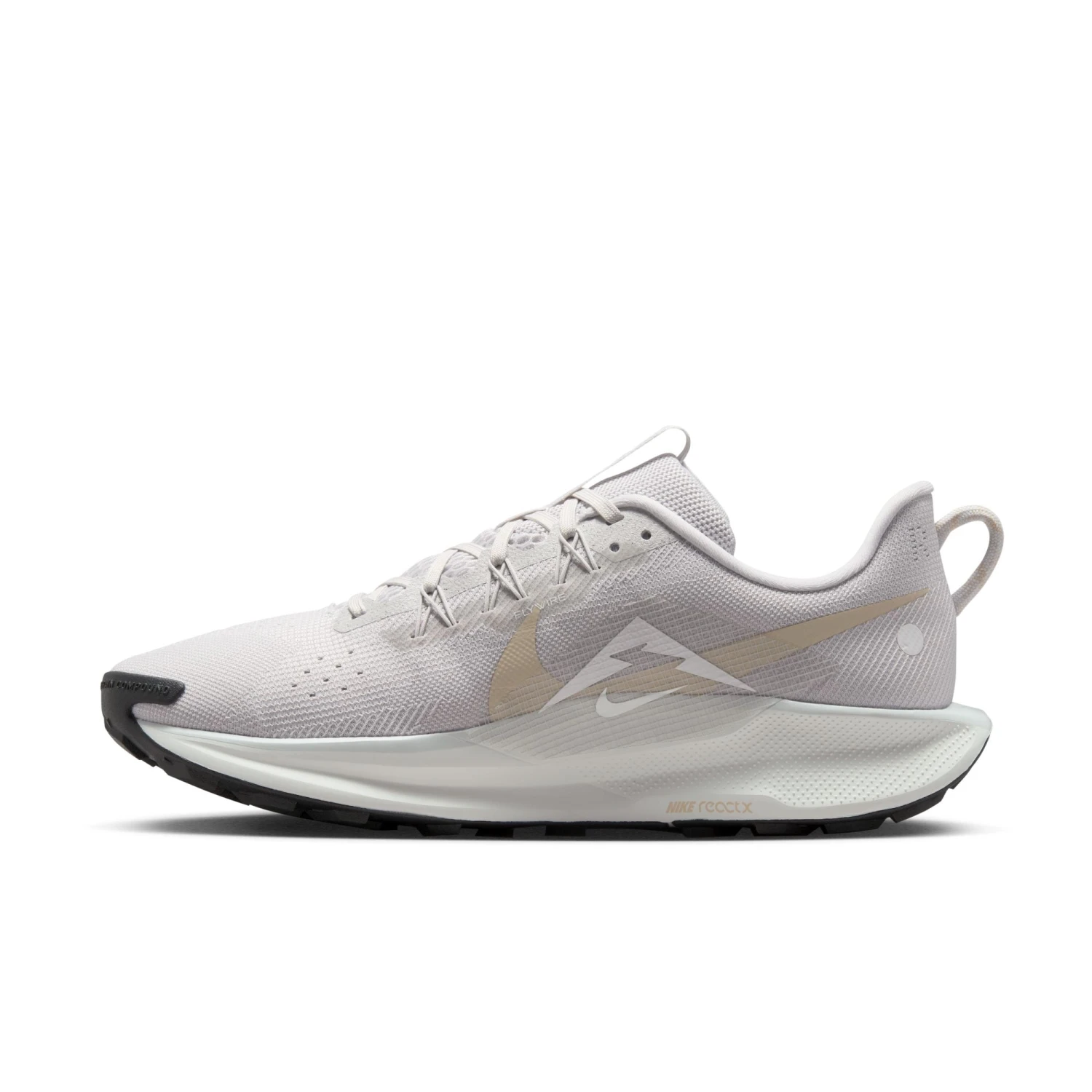 Nike Men’s React Pegasus Trail 5 (008 - Vast Grey/Sanddrift-Summit White-Black) 4 Nike Men’s React Pegasus Trail 5 (008 - Vast Grey/Sanddrift-Summit White-Black) - Image 2