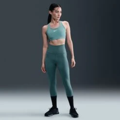 Nike Women’s Swoosh Medium Support Sports Bra (017 - Cannon/White) -FastStride Gear AURORA DX6821 017 PHSFMG01 2000