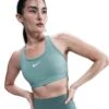Nike Women’s Swoosh Medium Support Sports Bra (017 - Cannon/White) -FastStride Gear AURORA DX6821 017 PHSYM001 2000