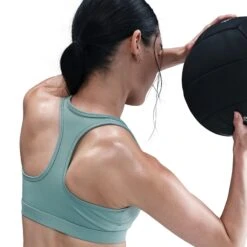 Nike Women’s Swoosh Medium Support Sports Bra (017 - Cannon/White) -FastStride Gear AURORA DX6821 017 PHSYM002 2000