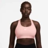 Nike Women’s Swoosh Medium Support Sports Bra (608 - Atmosphere/Atmosphere/White) 1 Nike Women’s Swoosh Medium Support Sports Bra (608 - Atmosphere/Atmosphere/White) -FastStride Gear AURORA DX6821 608 PHSFM001 2000