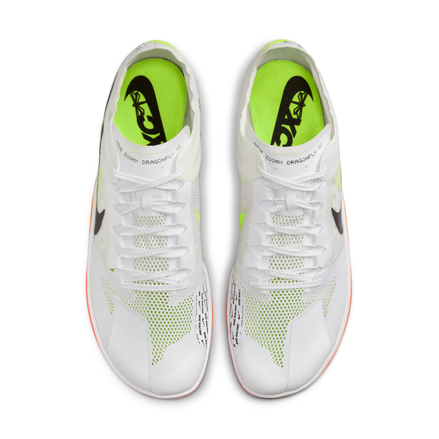 Nike Unisex ZoomX Dragonfly XC (100 - White/Black-Total Orange-Laser Orange) 6 Nike Unisex ZoomX Dragonfly XC (100 - White/Black-Total Orange-Laser Orange) - Image 4