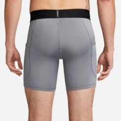 Nike Men's Pro Short Tights (084 - Smoke Grey/Black) -FastStride Gear AURORA FB7958 084 PHSYM001 2000