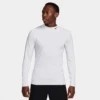 Nike Men's Dri-FIT Warm Long-Sleeve Fitness Mock (100 - White/Black) -FastStride Gear AURORA FB8515 100 PHSFM001 2000