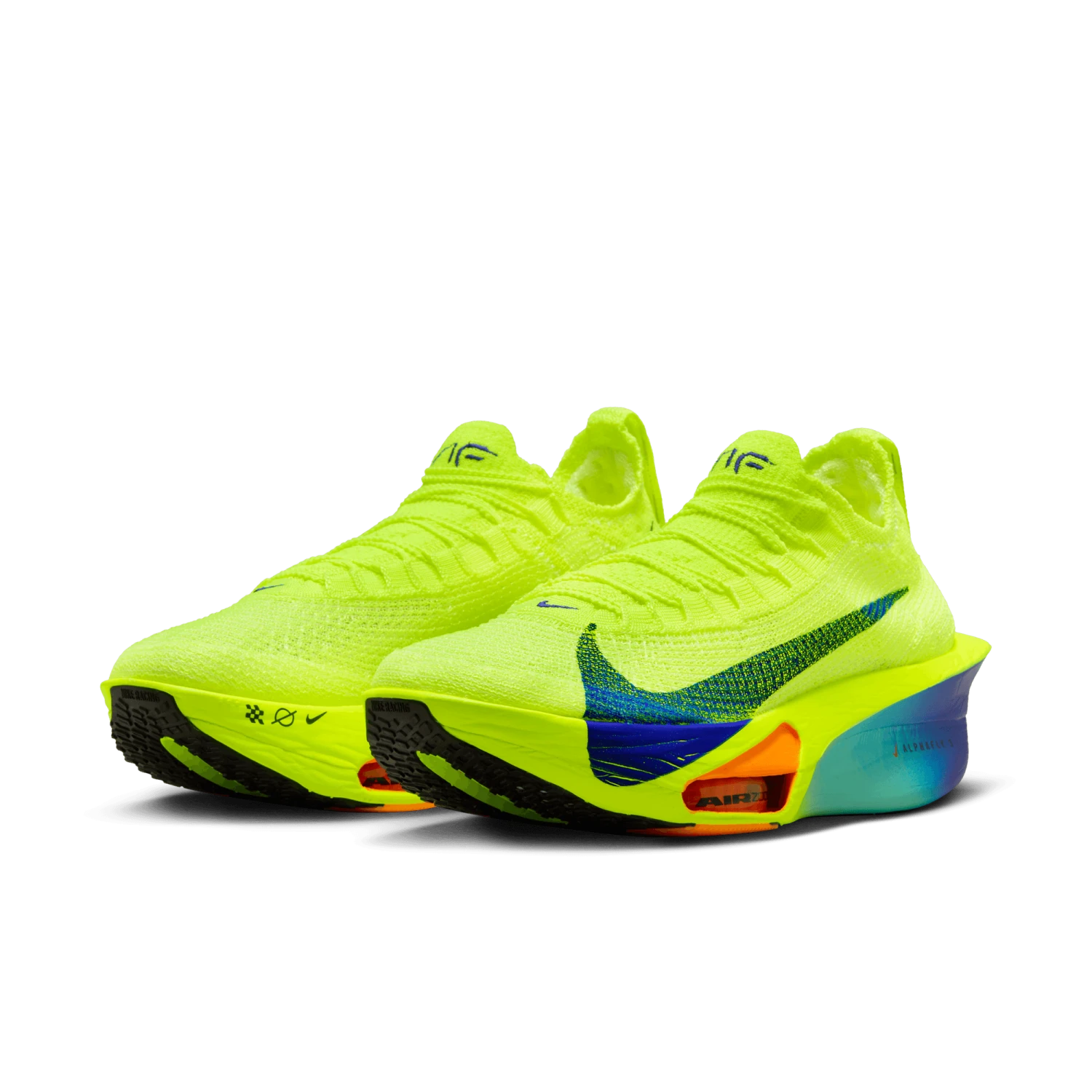 Nike Women's Alphafly 3 "Fast Pack" (700 - Volt/Concord/DustyCactus/Total Orange) 5 Nike Women's Alphafly 3 "Fast Pack" (700 - Volt/Concord/DustyCactus/Total Orange) - Image 3