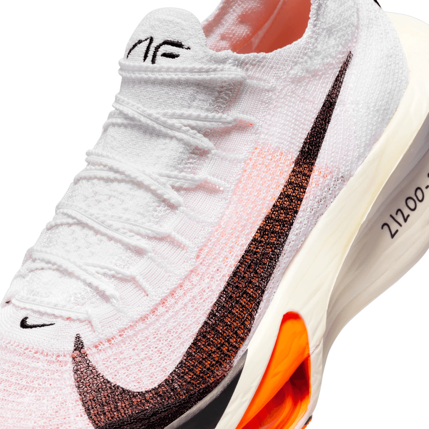 Nike Women's Alphafly 3 Proto (100 - White/Black-Phantom-Total Orange) 5 Nike Women's Alphafly 3 Proto (100 - White/Black-Phantom-Total Orange) - Image 3
