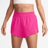 Nike Women's DRI-FIT ADV Aeroswift Mid-Rise Brief-Lined 3" Running Shorts (645 - Hyper Pink/Black) -FastStride Gear AURORA FN2328 645 PHSFM001 2000