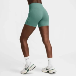 Nike Women's Universa Medium-Support High-Waisted 5" Biker Shorts With Pockets (361 - Bicoastal/Black) 13 Nike Women's Universa Medium-Support High-Waisted 5" Biker Shorts With Pockets (361 - Bicoastal/Black) -FastStride Gear AURORA FN3151 361 PHSBM001 2000