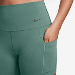Nike Women's Universa Medium-Support High-Waisted 5" Biker Shorts With Pockets (361 - Bicoastal/Black) 18 Nike Women's Universa Medium-Support High-Waisted 5" Biker Shorts With Pockets (361 - Bicoastal/Black) -FastStride Gear AURORA FN3151 361 PHSYM002 2000